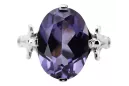 Alexandrite Sterling silver 925 Ring Vintage style vrc369s
